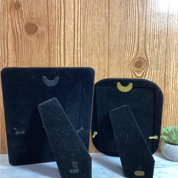 Loni Michel by Bowon Solid Brass Photo Frame Duo Holds 5”x7” - Picture 5 of 10